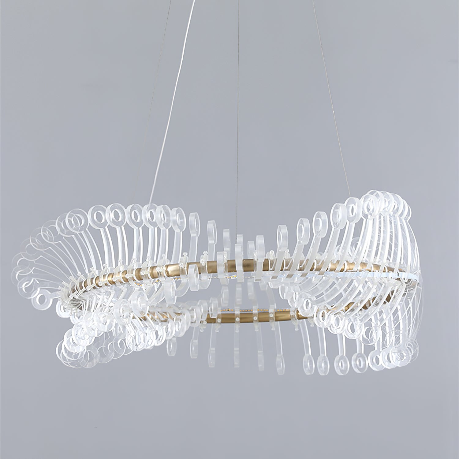 WINTERBORNE CRYSTAL ORBILLION CHANDELIER