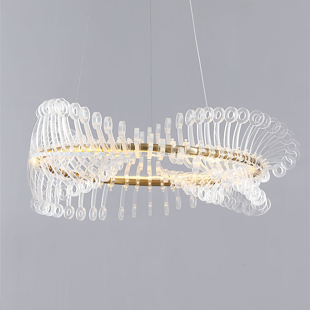 WINTERBORNE CRYSTAL ORBILLION CHANDELIER