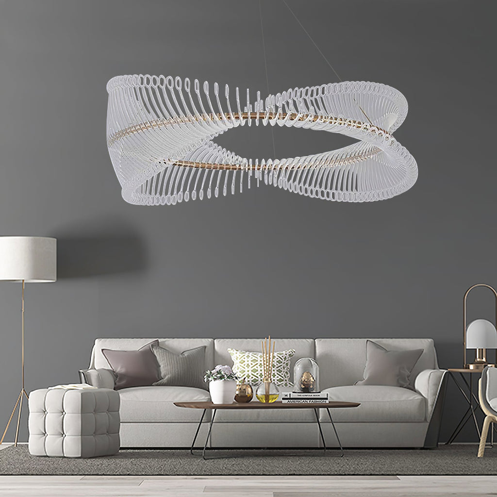 WINTERBORNE CRYSTAL ORBILLION CHANDELIER