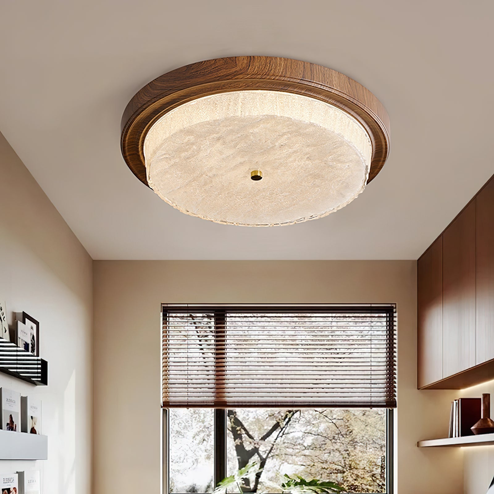 CHARLESTON GLAZED CERAMIC CEILING LANTERN