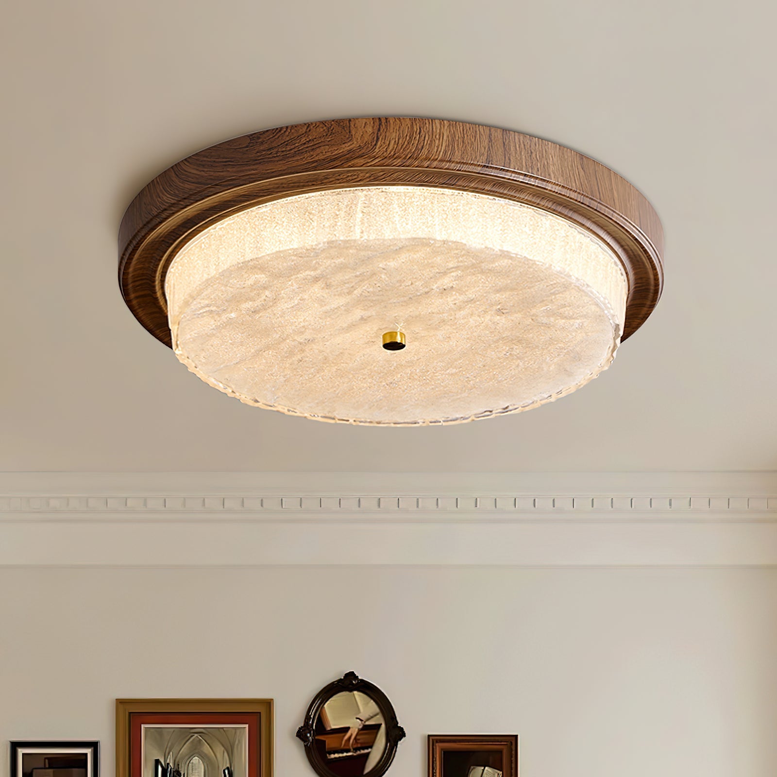 CHARLESTON GLAZED CERAMIC CEILING LANTERN