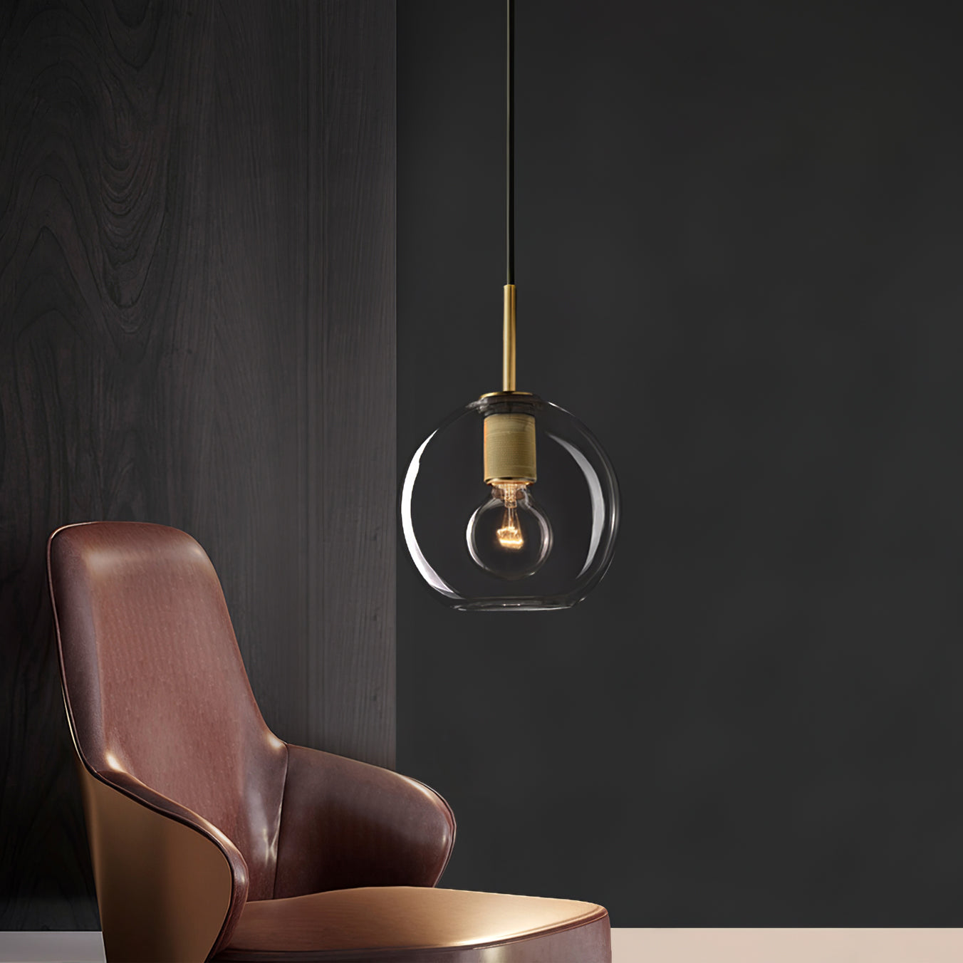 WINDSOR ARMORY BRASS HANGING LANTERN