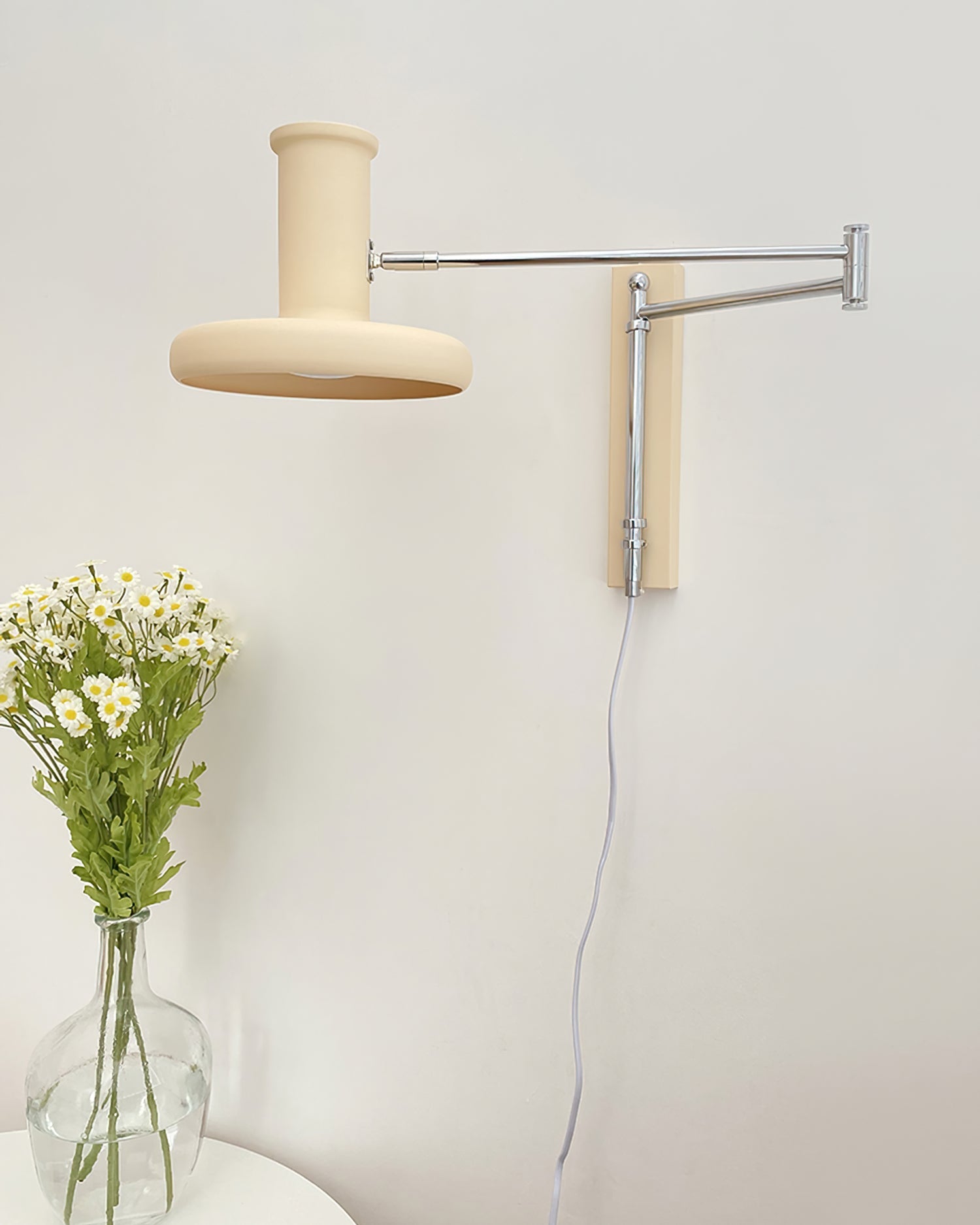 FENWICK IVORY PLUG-IN SCONCE