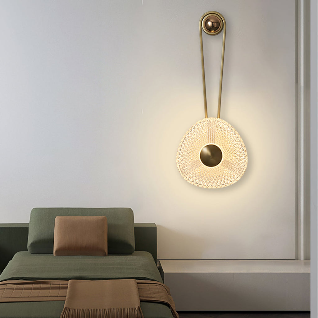 WINTHROP VINTAGE BRASS WALL SCONCE