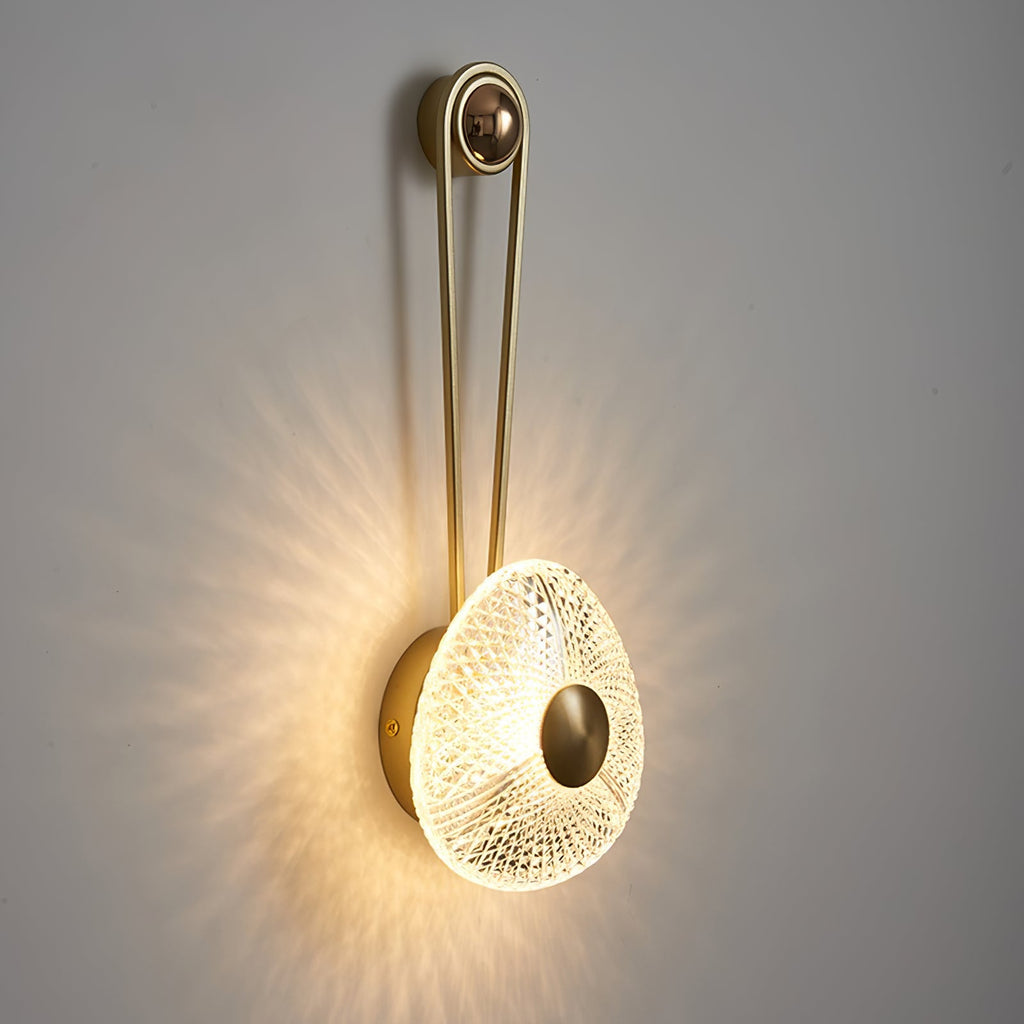 WINTHROP VINTAGE BRASS WALL SCONCE