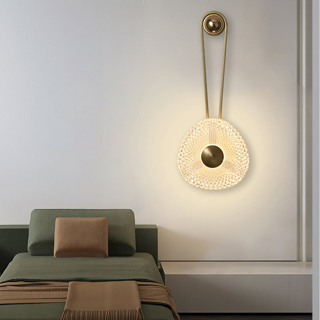 WINTHROP VINTAGE BRASS WALL SCONCE