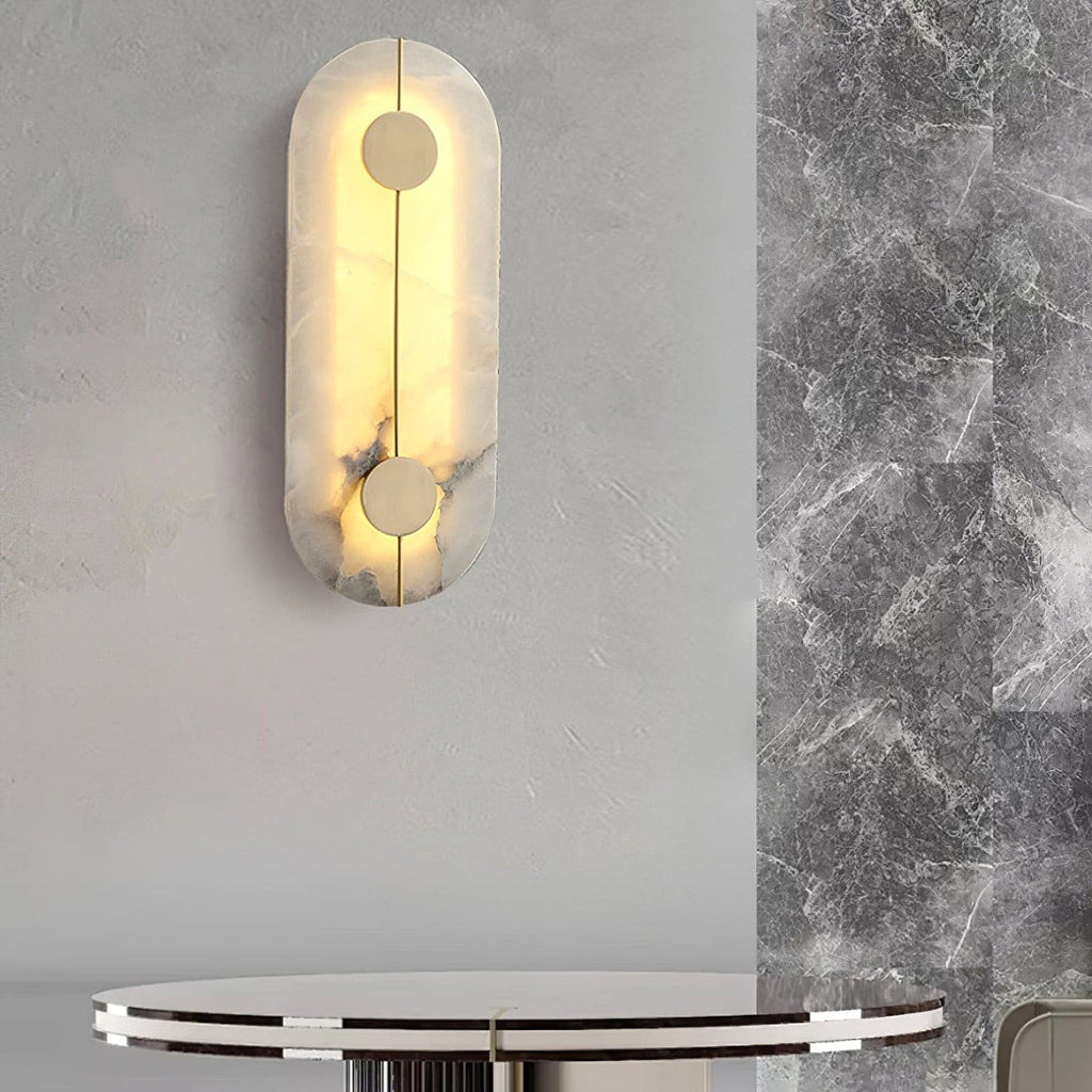 WINTHROP ALABASTER GLOW WALL SCONCE