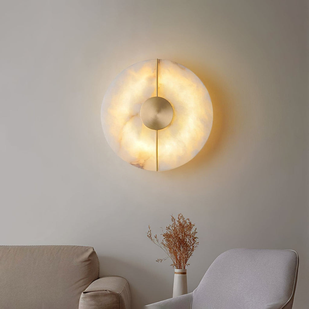 WINTHROP ALABASTER GLOW WALL SCONCE