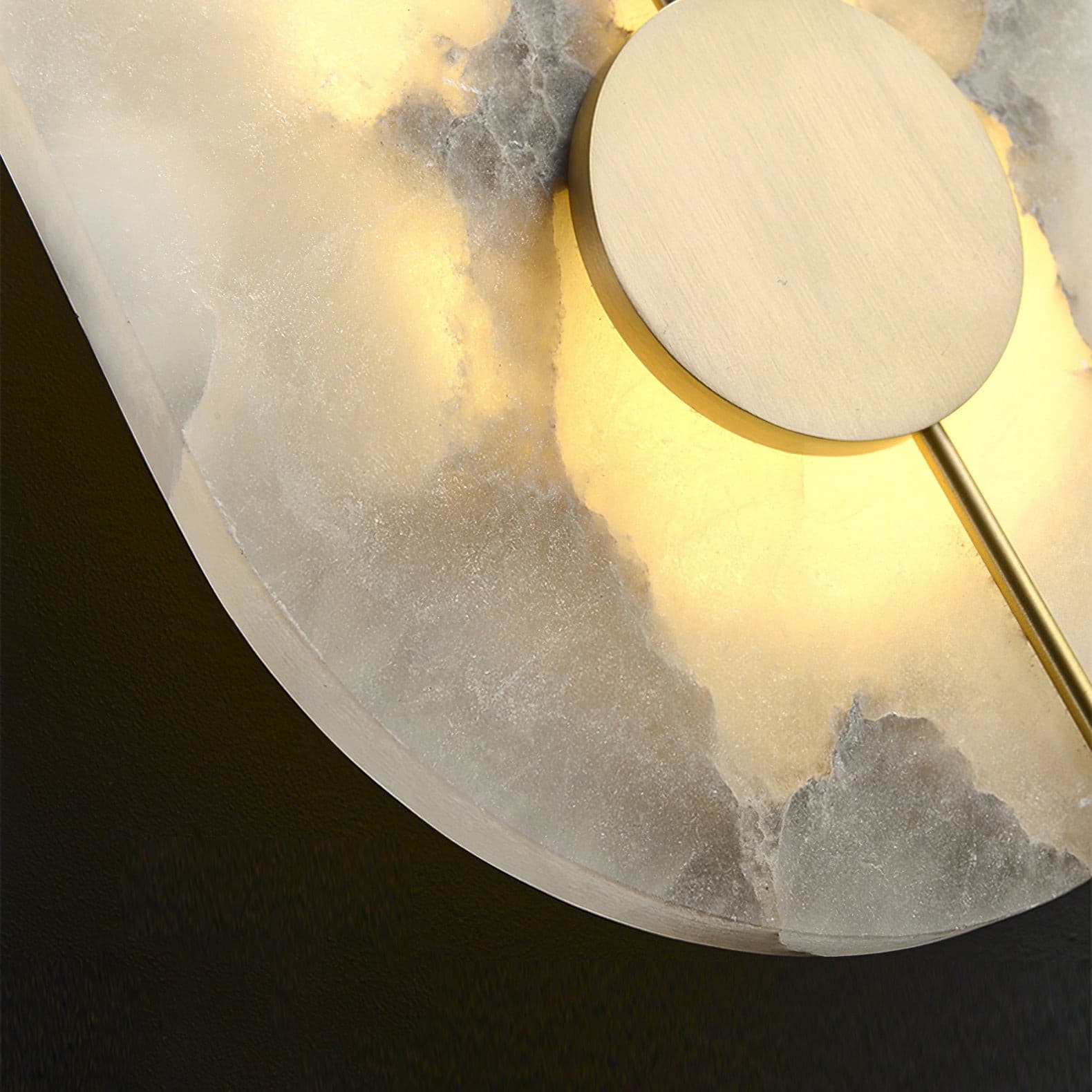 WINTHROP ALABASTER GLOW WALL SCONCE