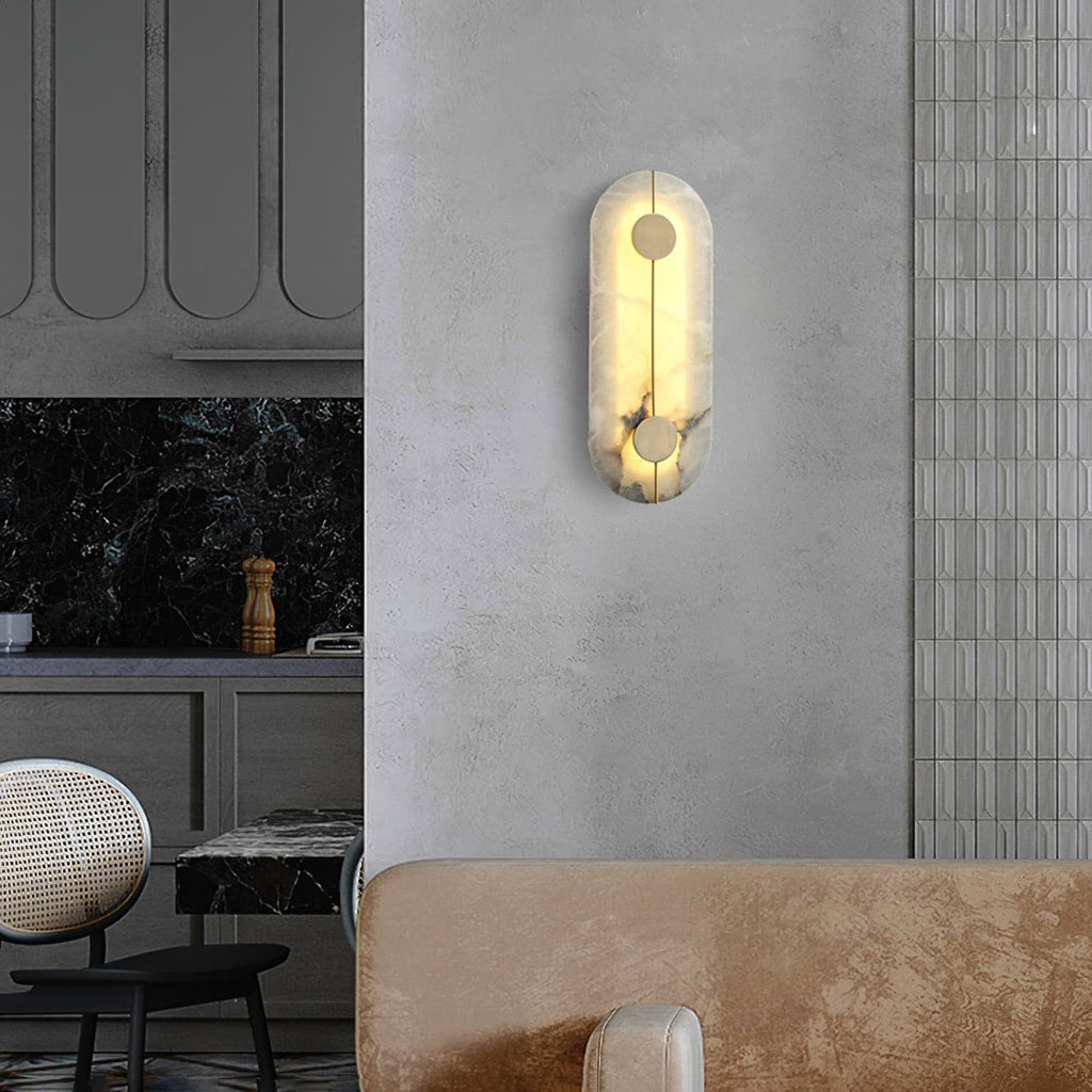 WINTHROP ALABASTER GLOW WALL SCONCE