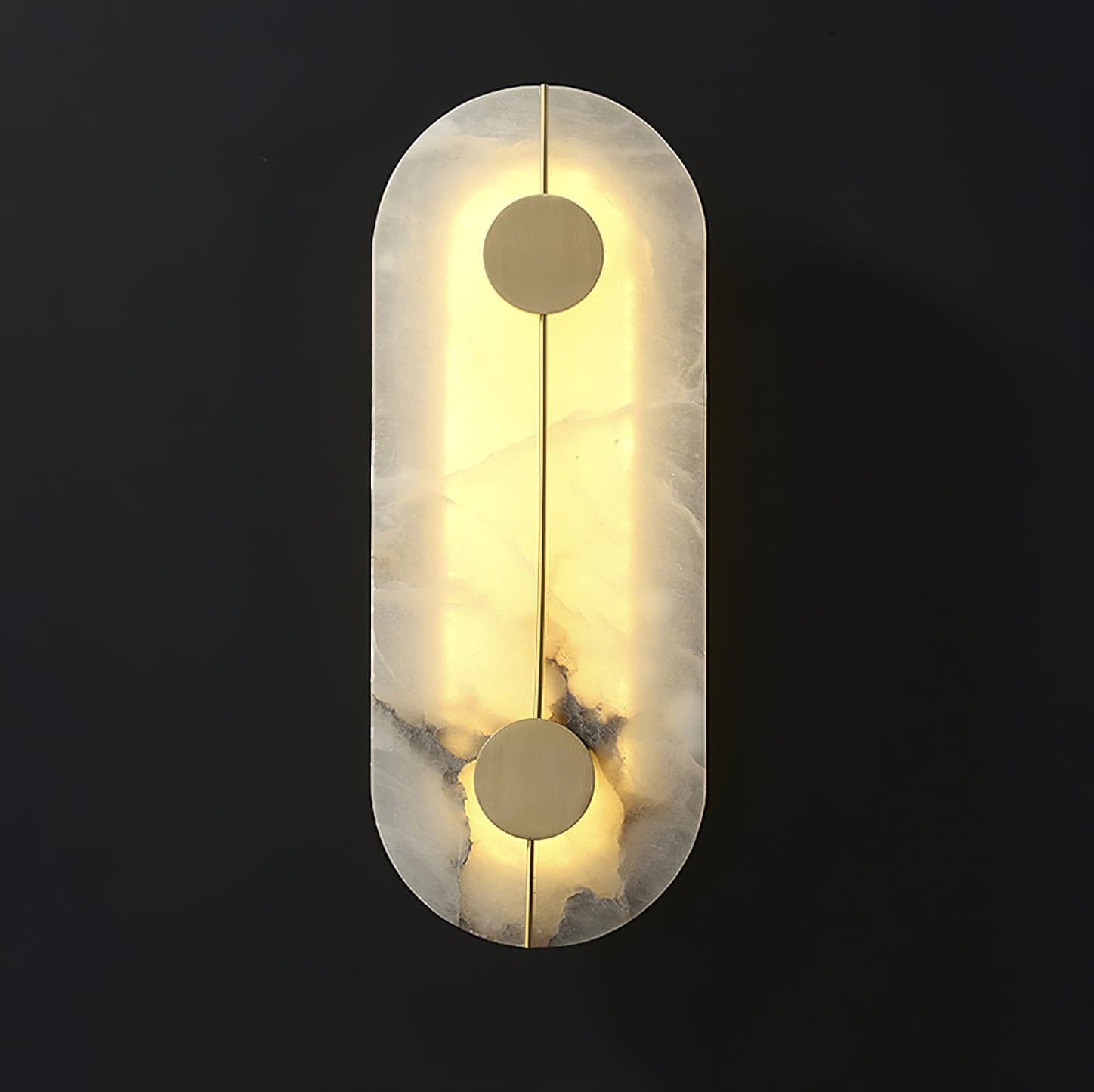 WINTHROP ALABASTER GLOW WALL SCONCE