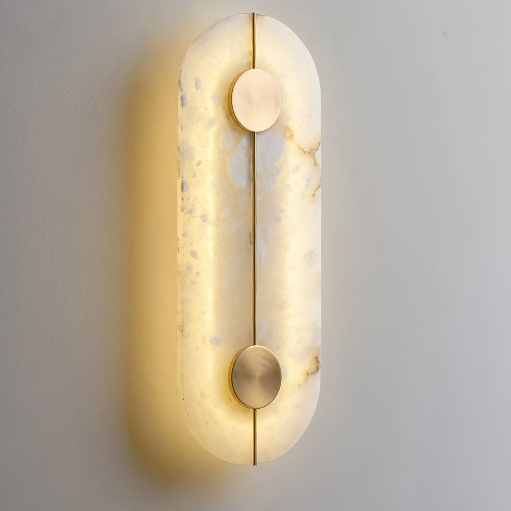 WINTHROP ALABASTER GLOW WALL SCONCE