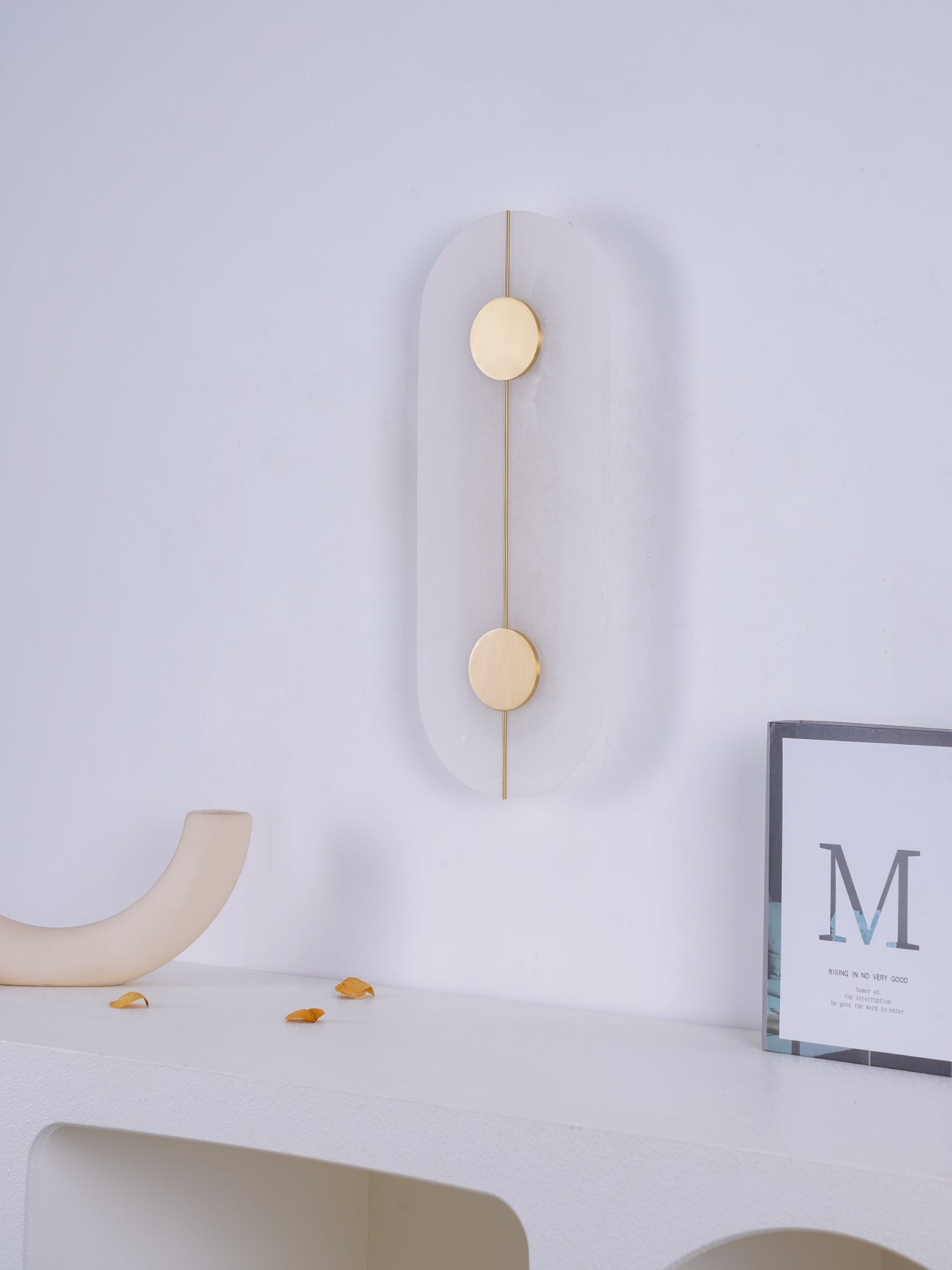 WINTHROP ALABASTER GLOW WALL SCONCE