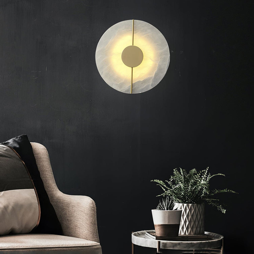 WINTHROP ALABASTER GLOW WALL SCONCE