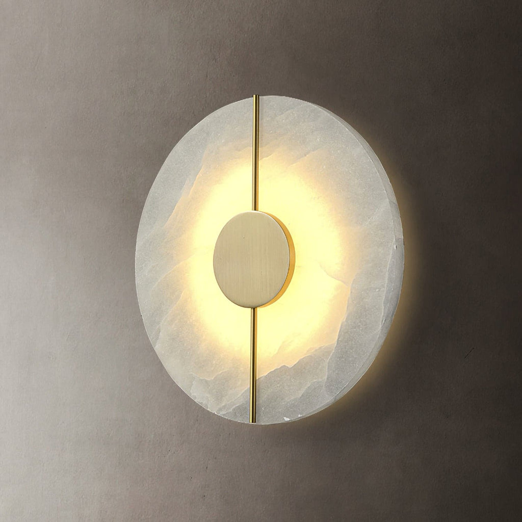 WINTHROP ALABASTER GLOW WALL SCONCE