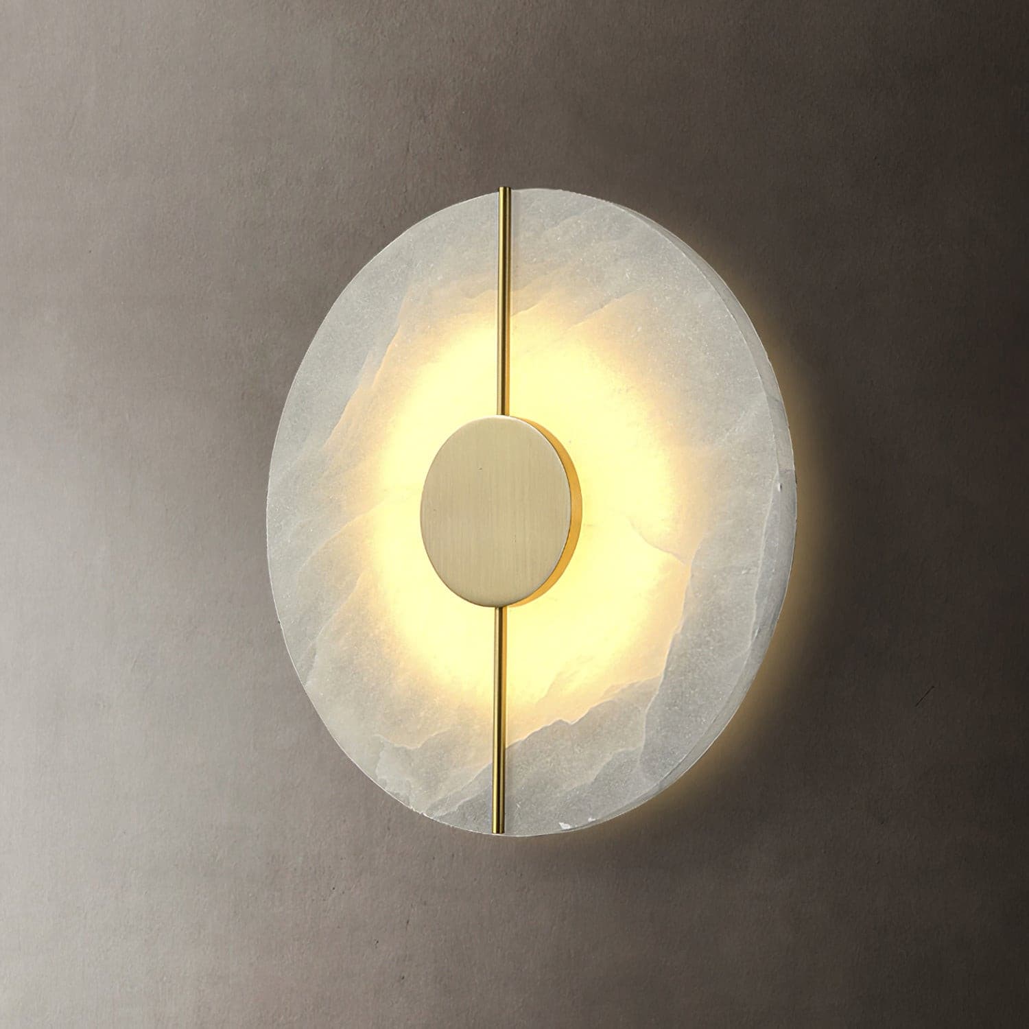 WINTHROP ALABASTER GLOW WALL SCONCE