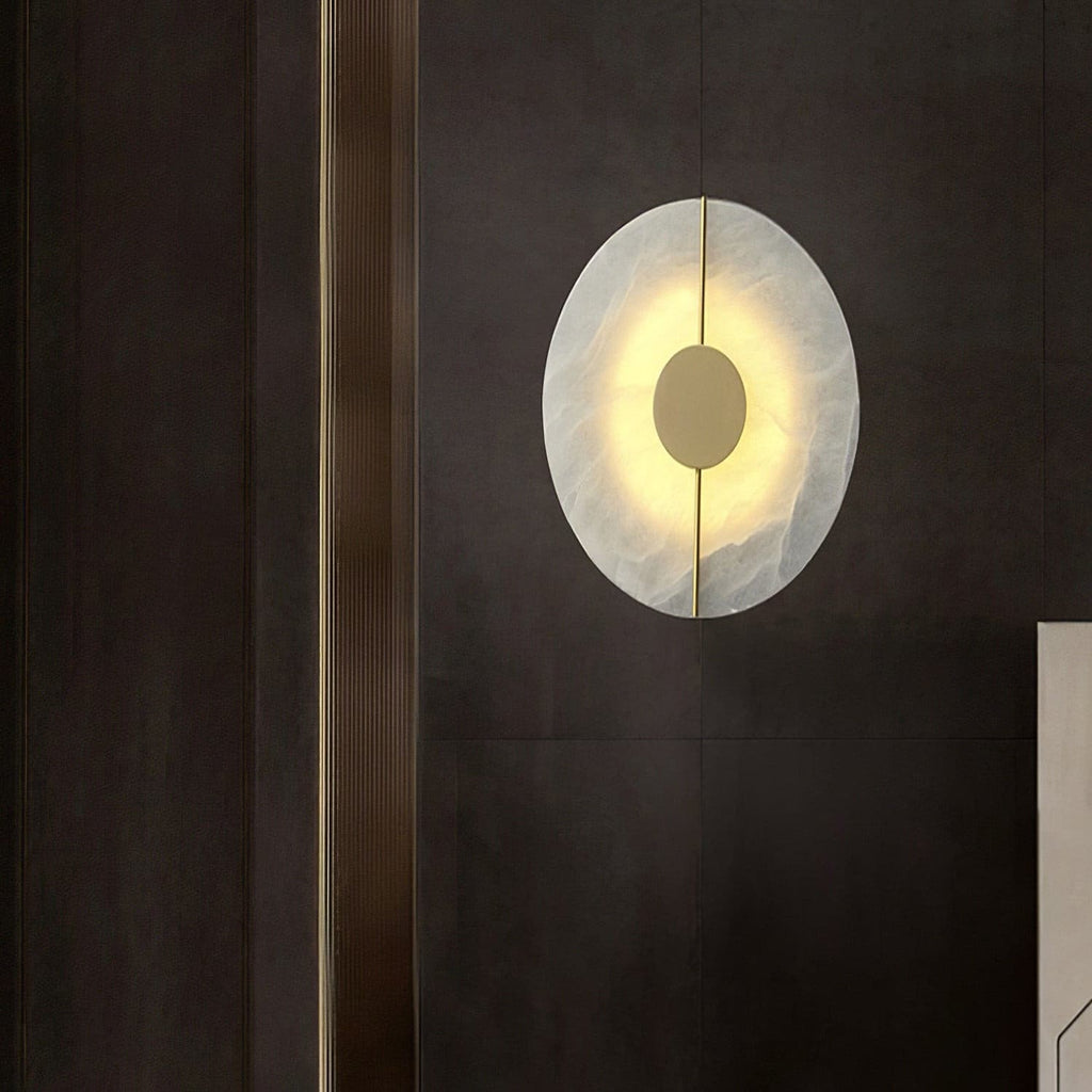 WINTHROP ALABASTER GLOW WALL SCONCE