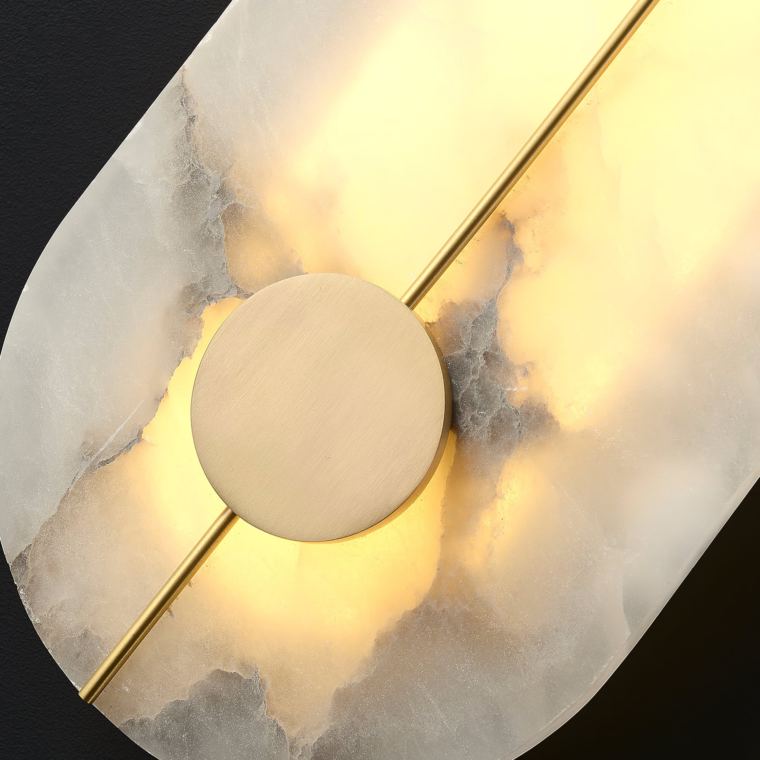 WINTHROP ALABASTER GLOW WALL SCONCE
