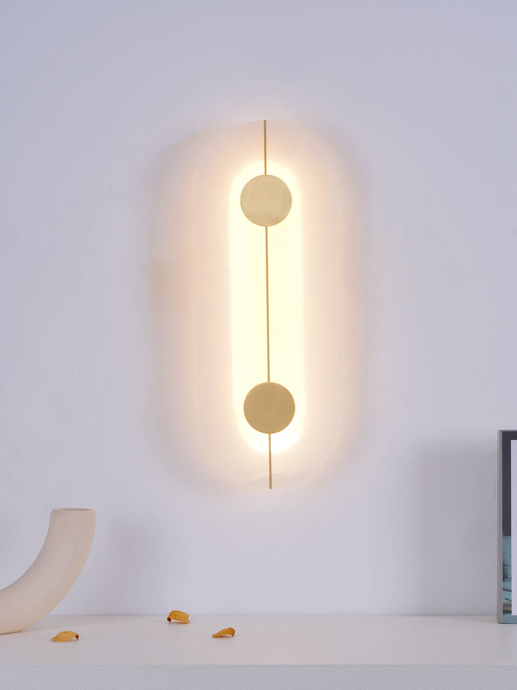 WINTHROP ALABASTER GLOW WALL SCONCE