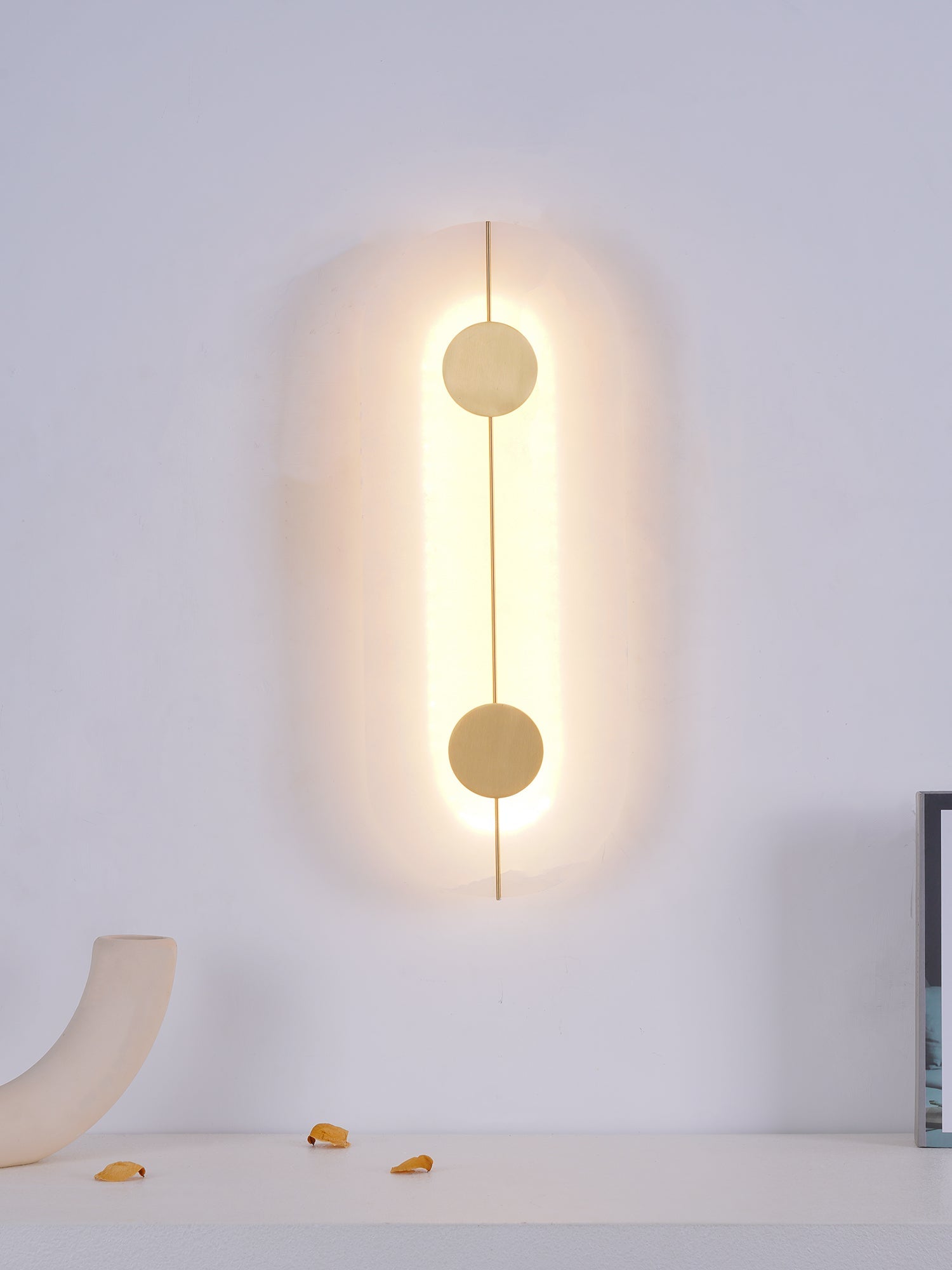 WINTHROP ALABASTER GLOW WALL SCONCE