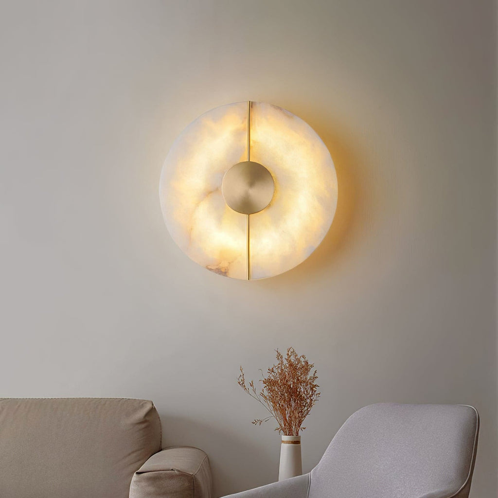 WINTHROP ALABASTER GLOW WALL SCONCE
