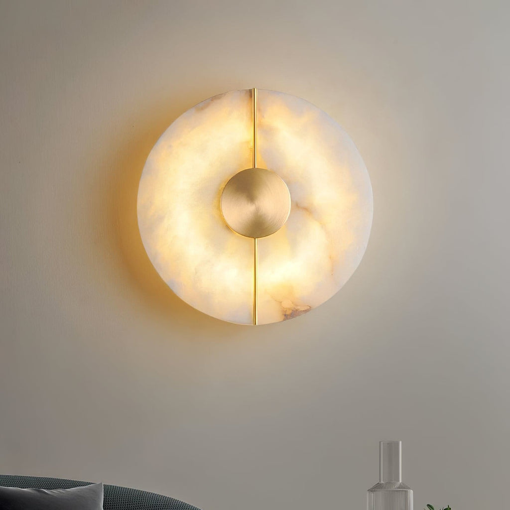 WINTHROP ALABASTER GLOW WALL SCONCE