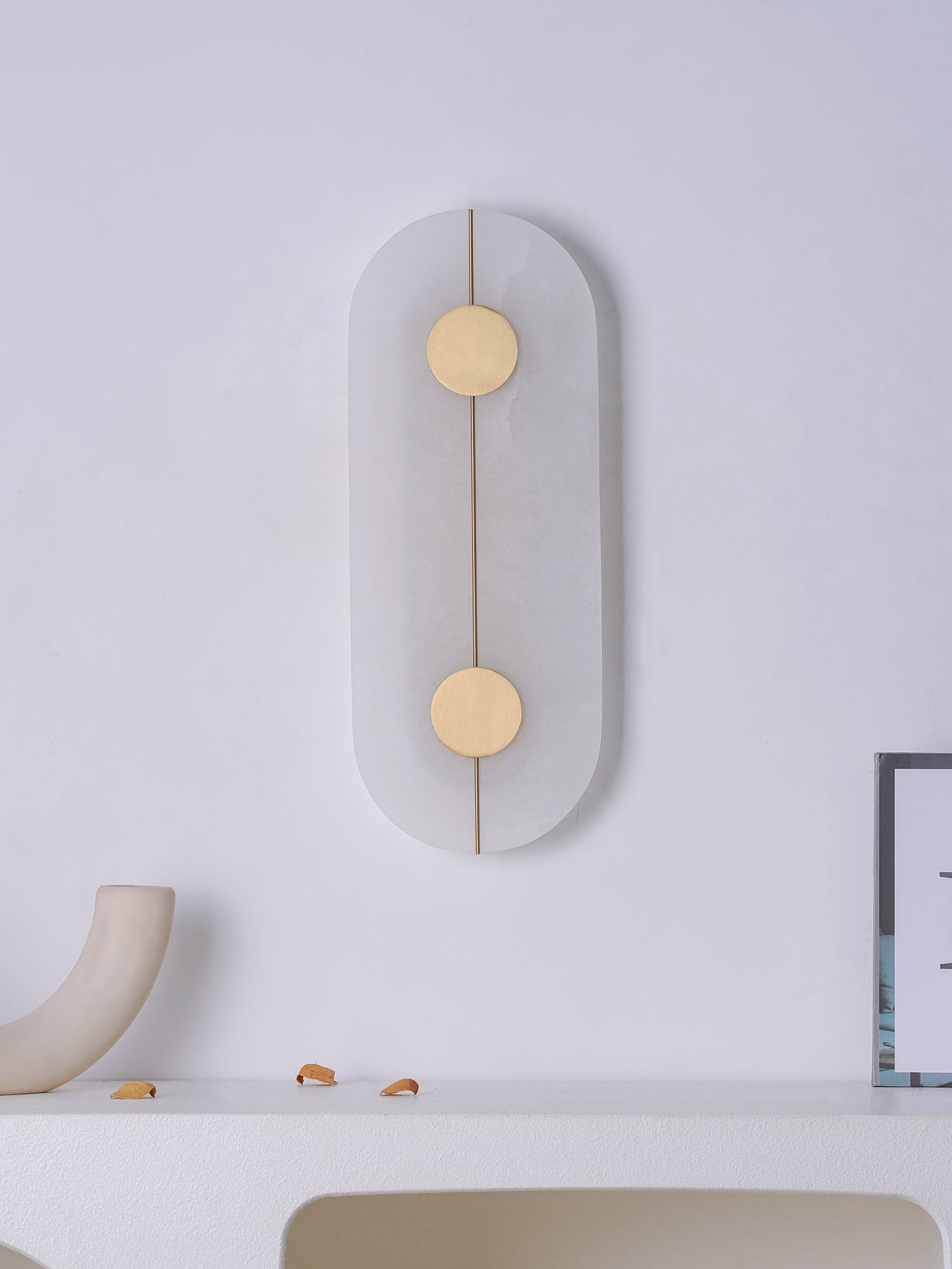 WINTHROP ALABASTER GLOW WALL SCONCE
