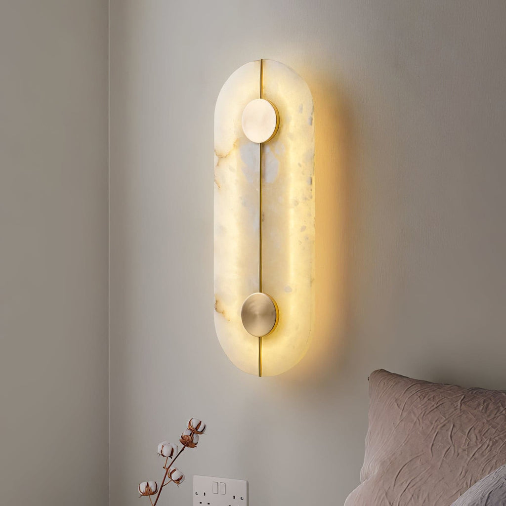 WINTHROP ALABASTER GLOW WALL SCONCE