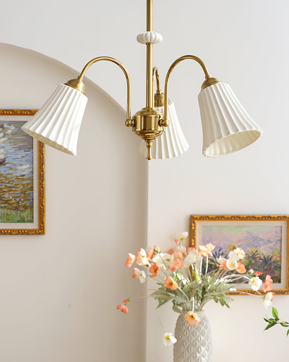 WINTHROP VINTAGE BRASS CEILING LANTERN