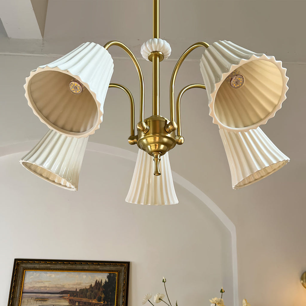 WINTHROP VINTAGE BRASS CEILING LANTERN