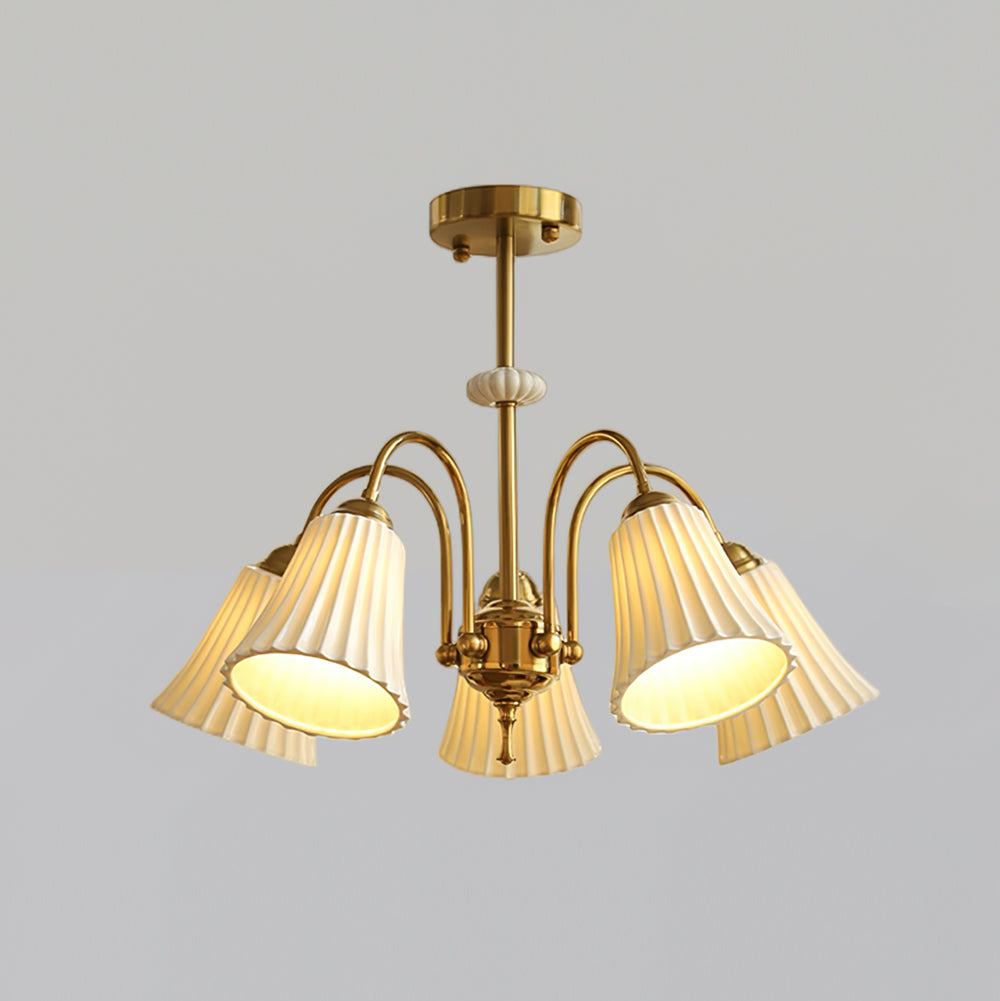 WINTHROP VINTAGE BRASS CEILING LANTERN