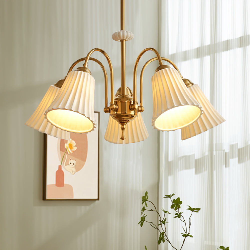 WINTHROP VINTAGE BRASS CEILING LANTERN