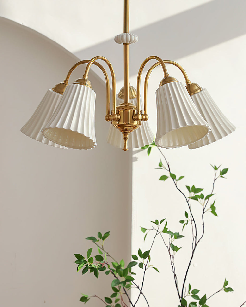 WINTHROP VINTAGE BRASS CEILING LANTERN