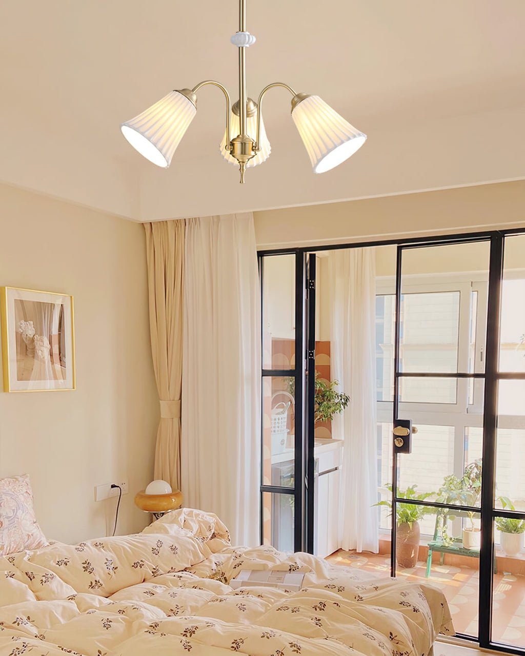 WINTHROP VINTAGE BRASS CEILING LANTERN