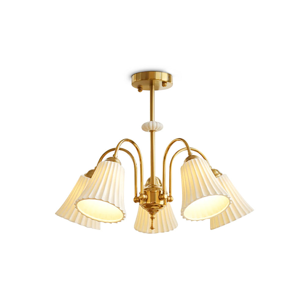 WINTHROP VINTAGE BRASS CEILING LANTERN