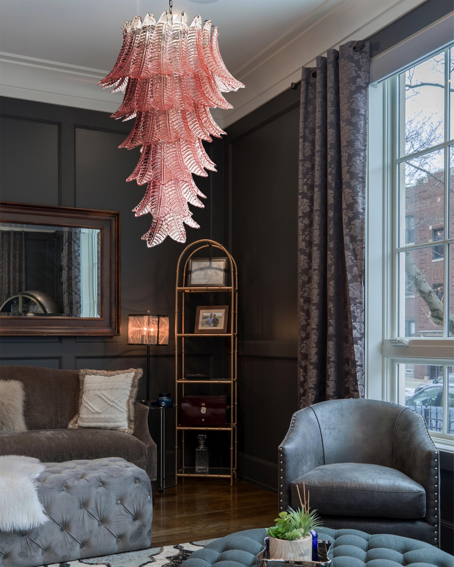 FENWICK CRYSTAL BOUQUET CHANDELIER