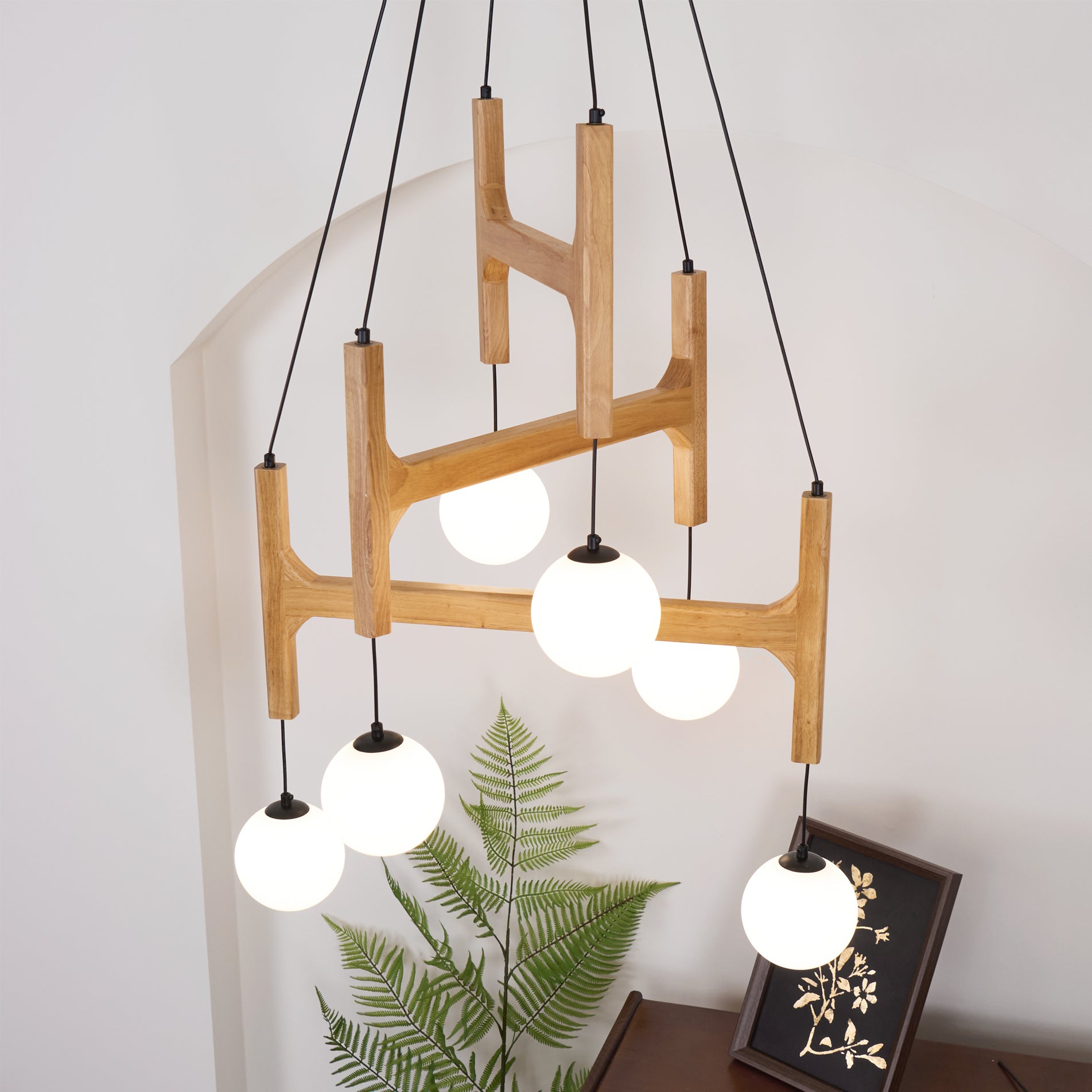 FENWICK CRYSTAL DROPLET CEILING LANTERN