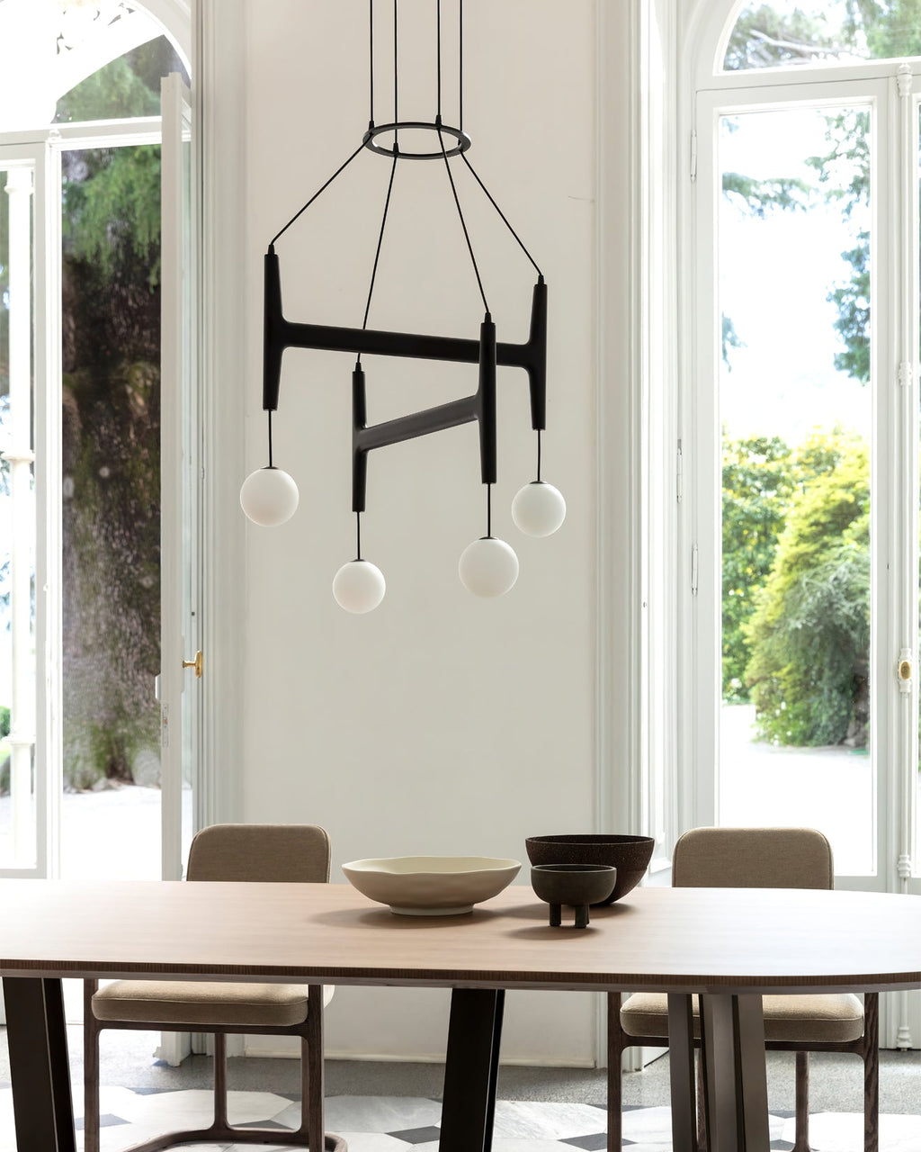FENWICK CRYSTAL DROPLET CEILING LANTERN