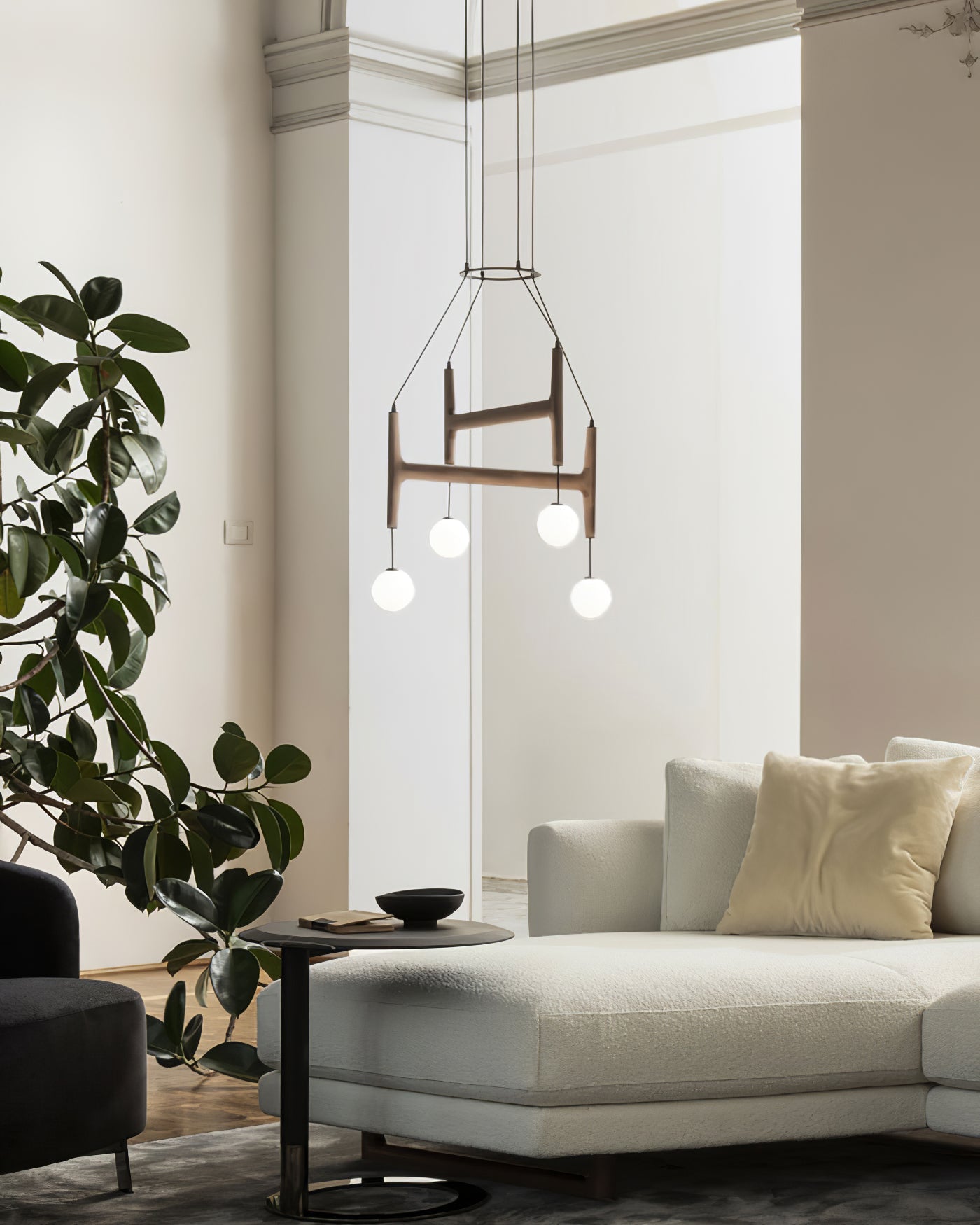FENWICK CRYSTAL DROPLET CEILING LANTERN