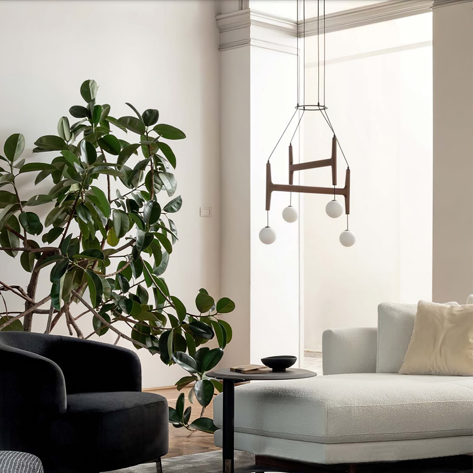 FENWICK CRYSTAL DROPLET CEILING LANTERN