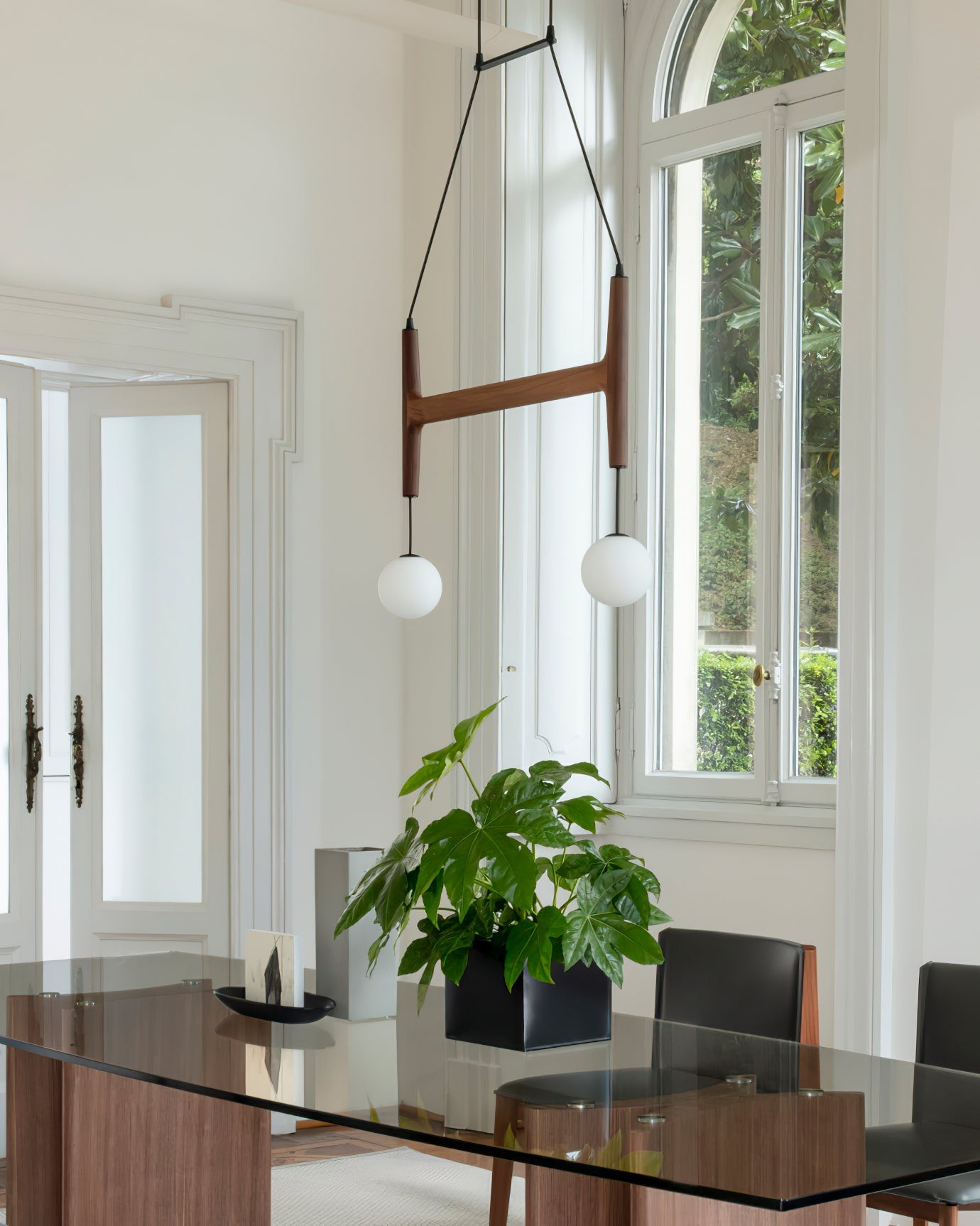 FENWICK CRYSTAL DROPLET CEILING LANTERN