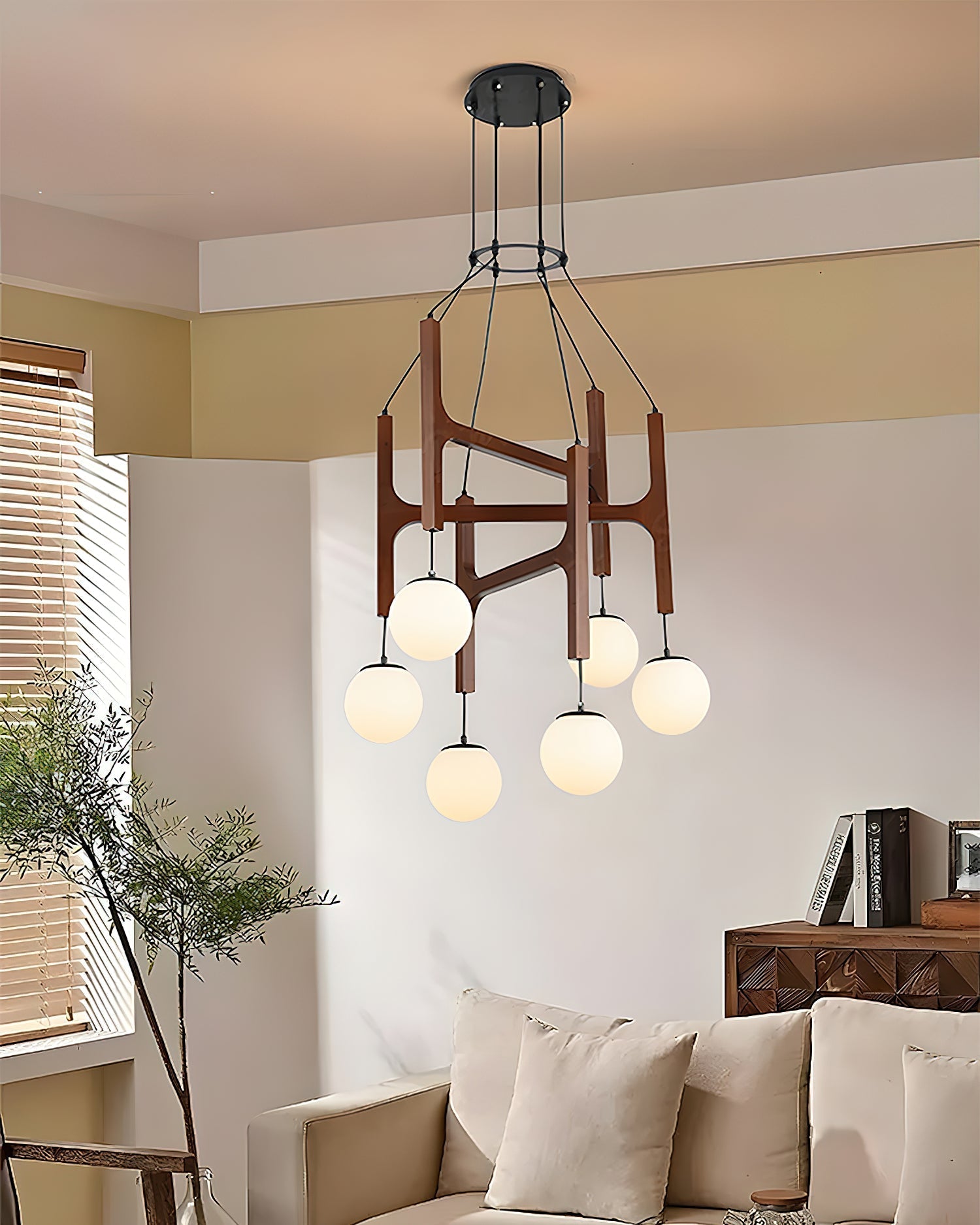 FENWICK CRYSTAL DROPLET CEILING LANTERN