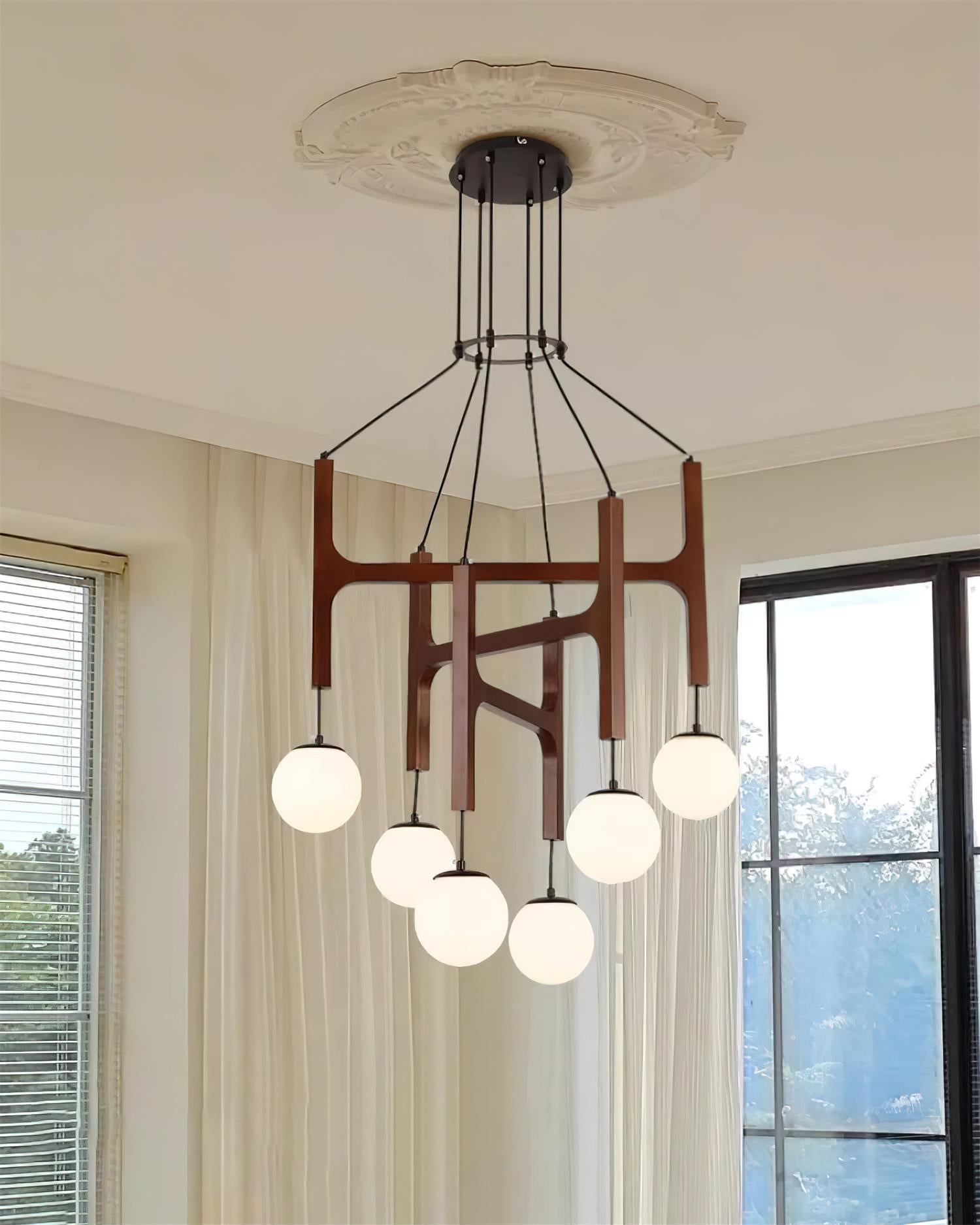 FENWICK CRYSTAL DROPLET CEILING LANTERN