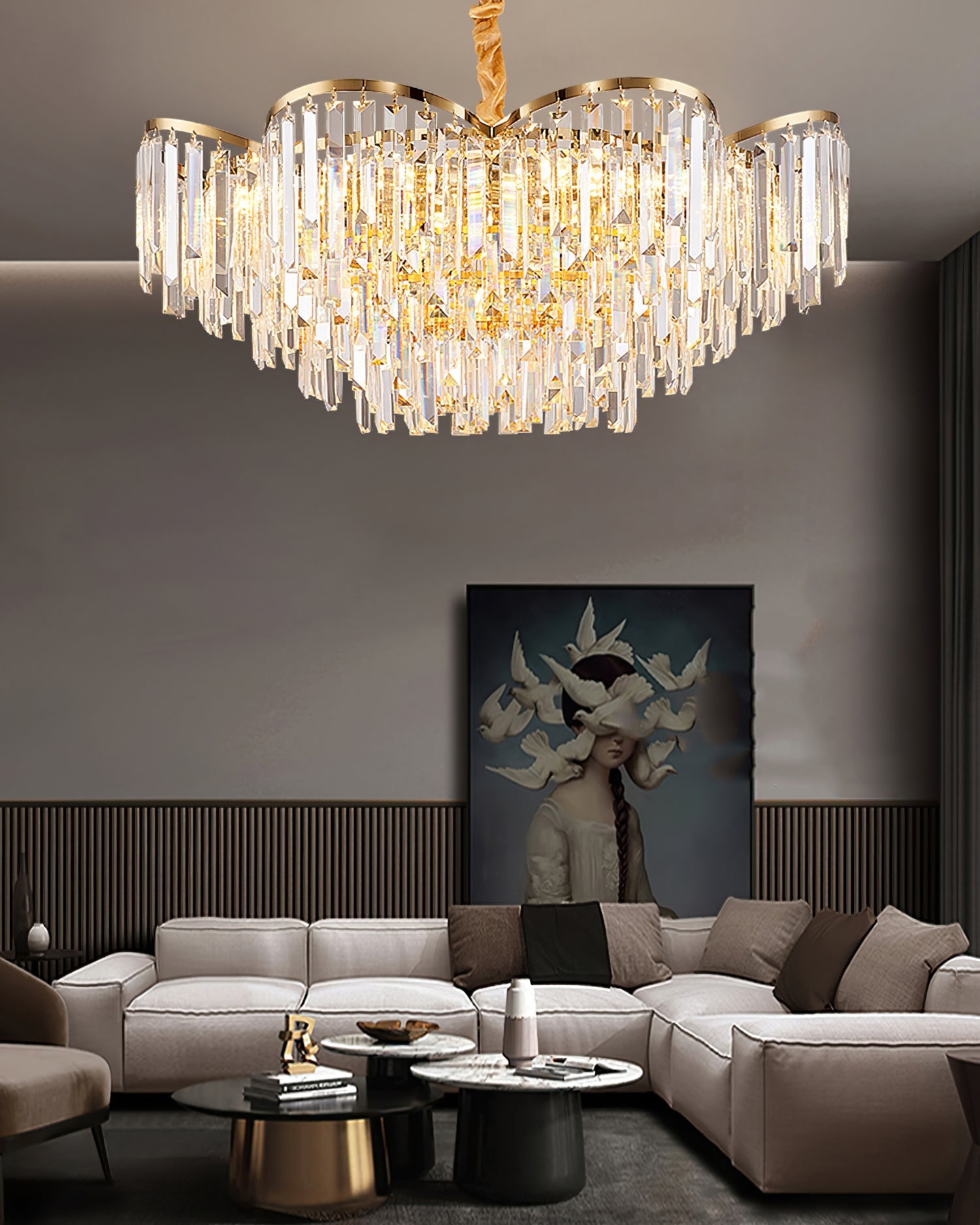 Vespera Crystal Cascade Lantern