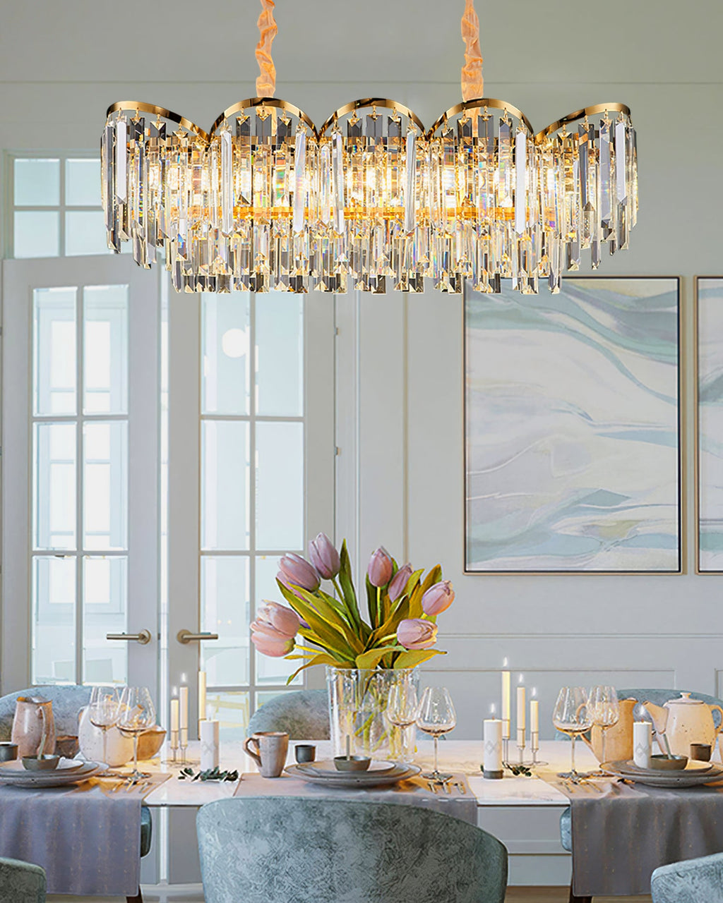 Vespera Crystal Cascade Lantern