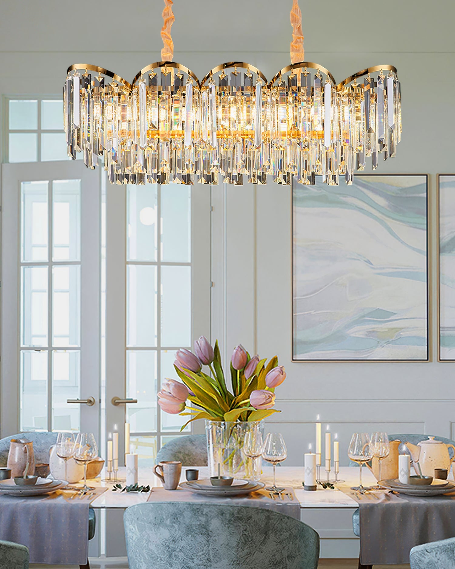 Vespera Crystal Cascade Lantern