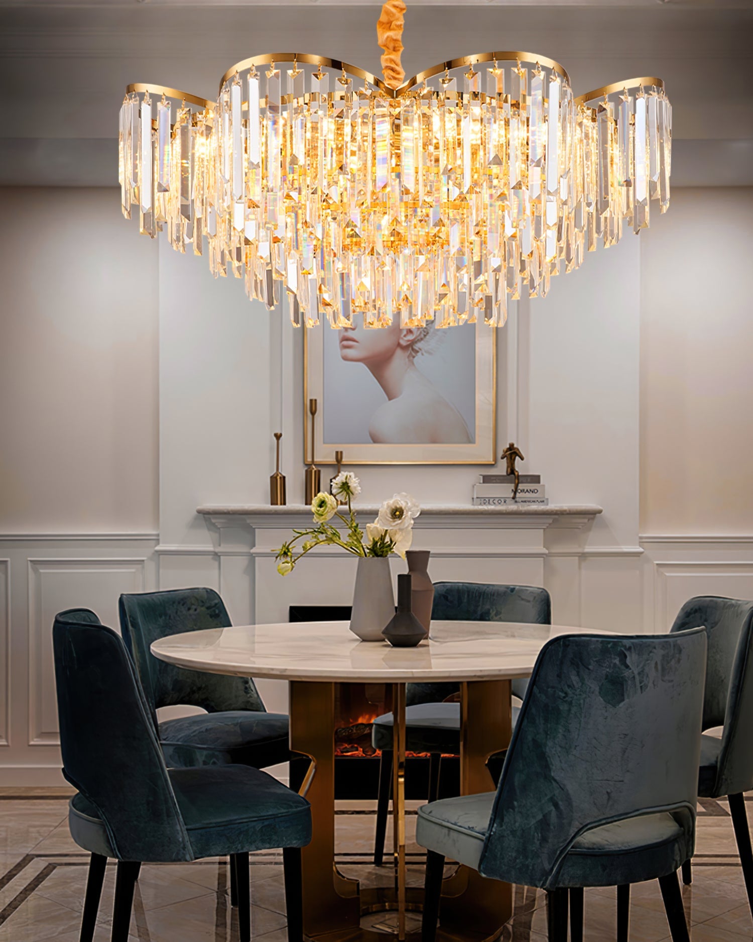 Vespera Crystal Cascade Lantern