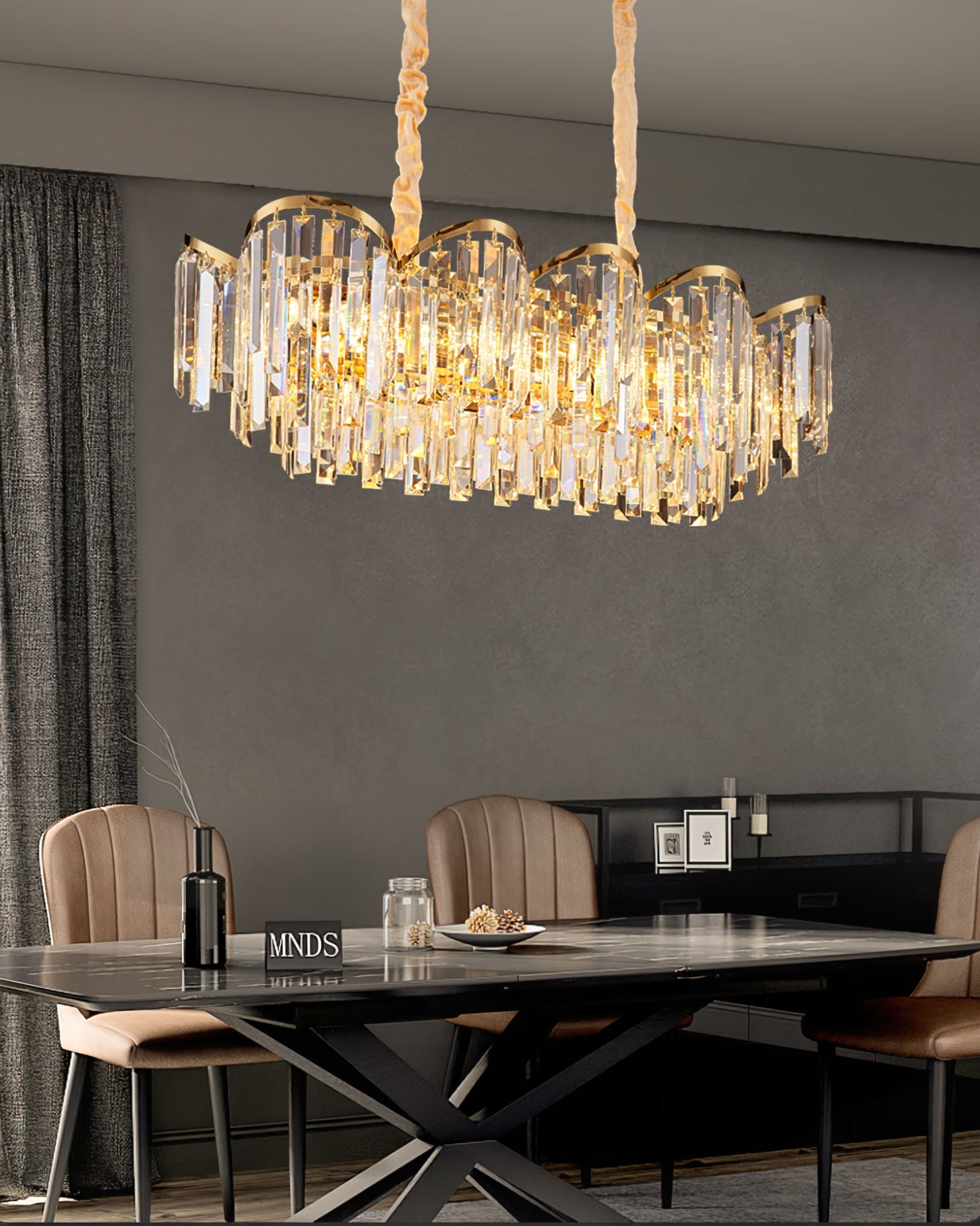 Vespera Crystal Cascade Lantern