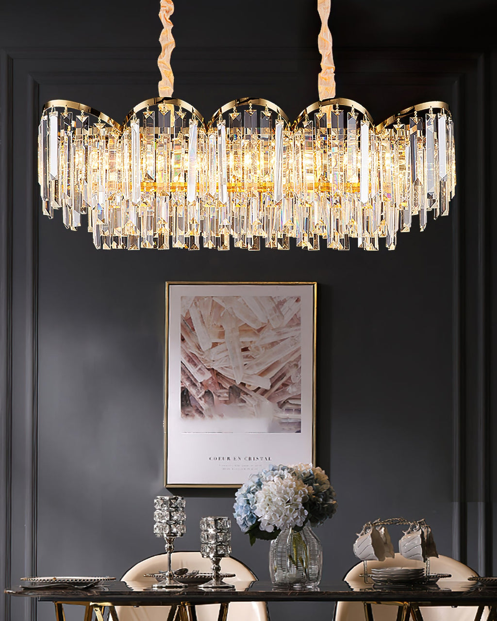 Vespera Crystal Cascade Lantern
