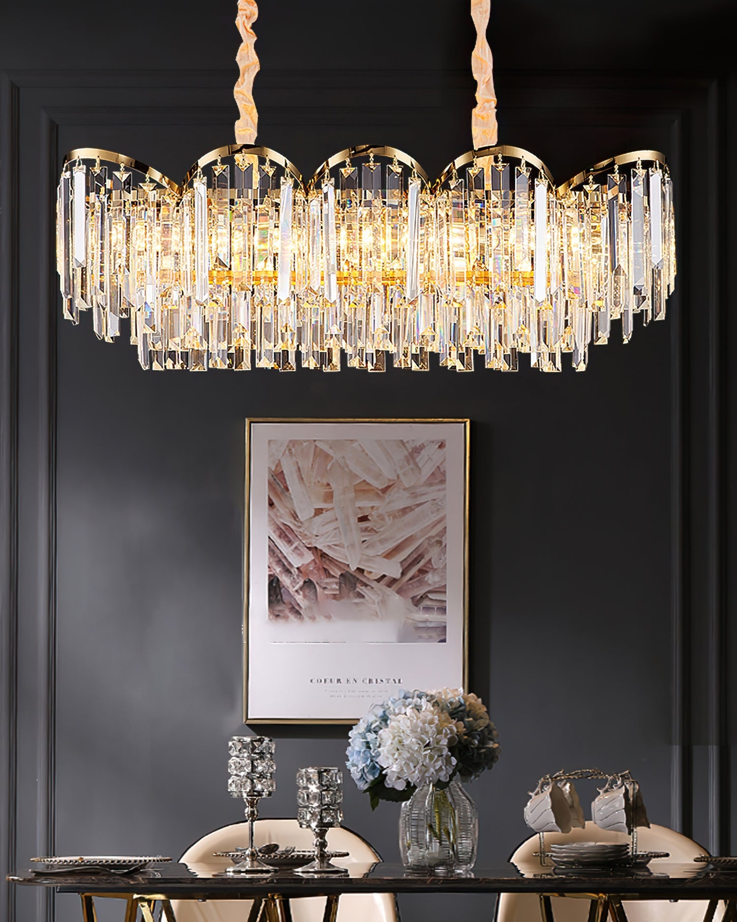 Vespera Crystal Cascade Lantern